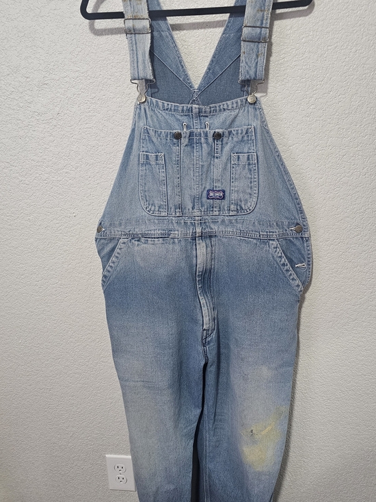 Big Smith Denim - Light Wash Denim Overalls for Women - Relaxed Fit